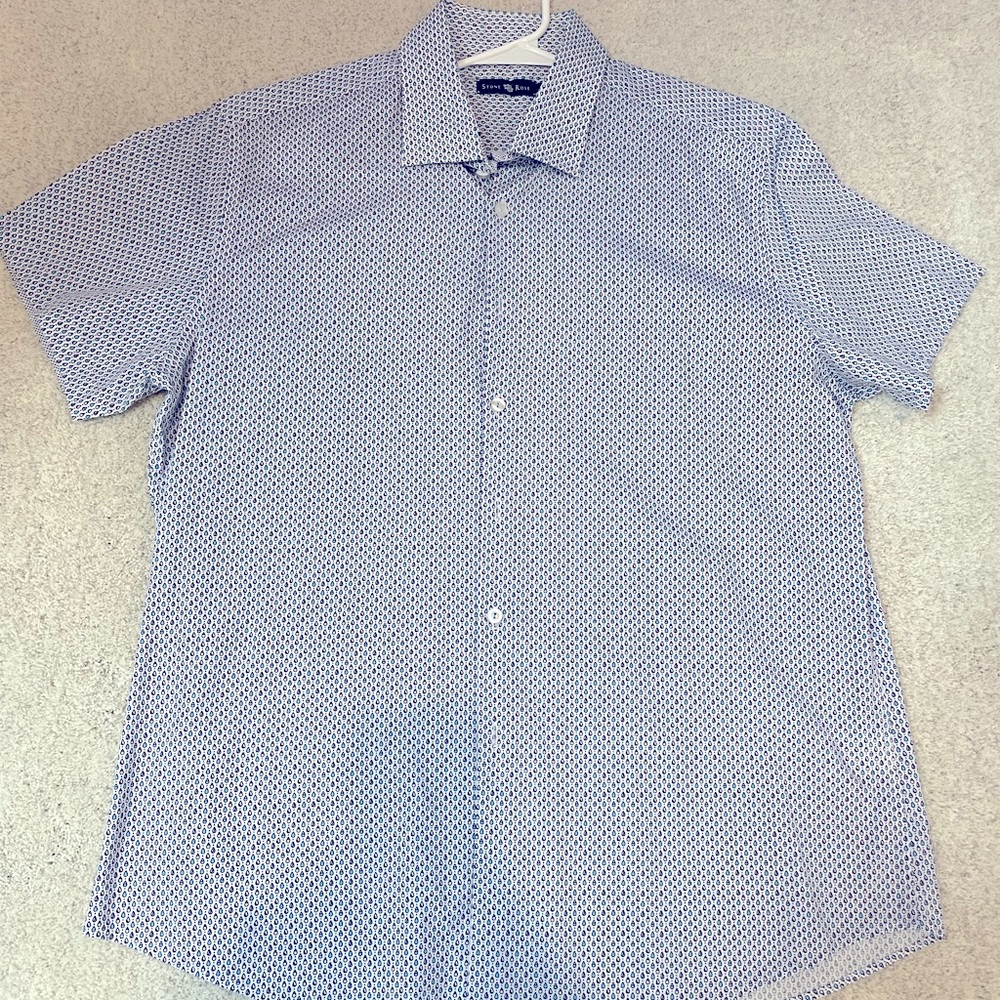 Stone rose men’s dress shirt